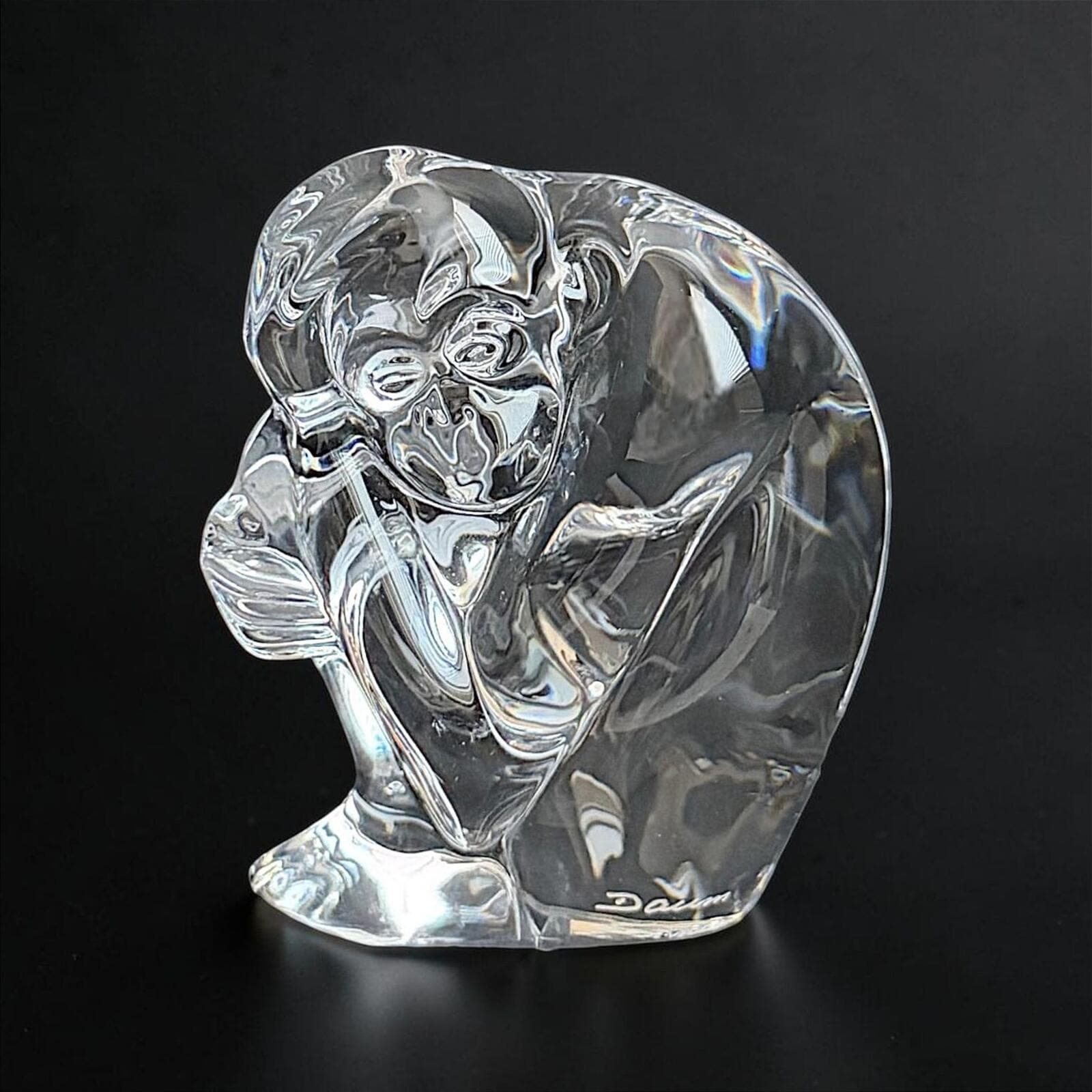 Daum Glass Statue - Etsy