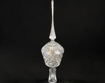 Lenox Crystal Tree Top Ornament Christmas Tree Topper with Box - 10.5" Tall - 10330