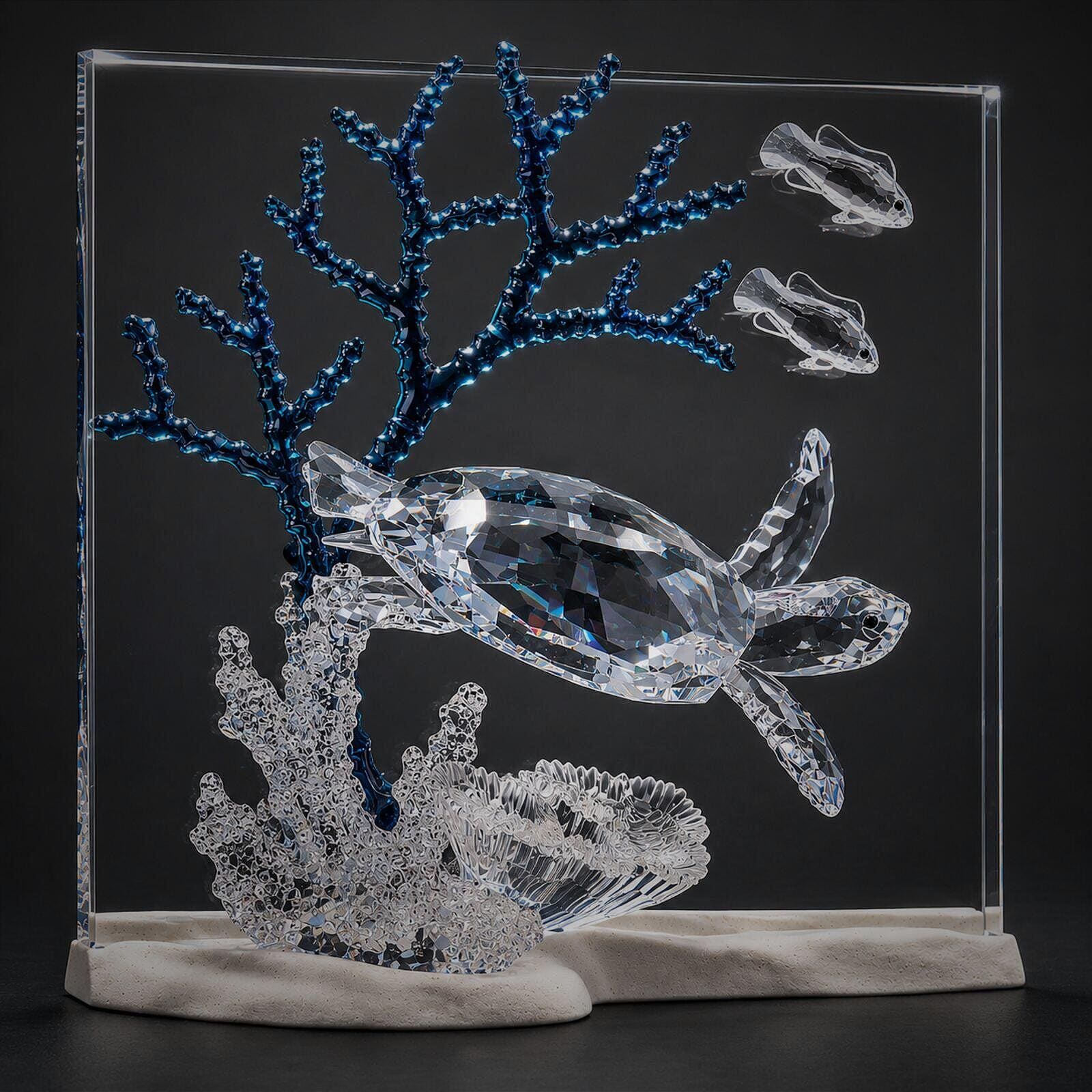 Swarovski crystal figurines fish - Etsy 日本