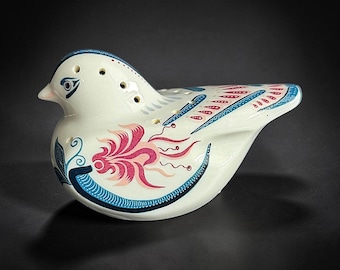 Diffusore di pomander vintage in ceramica a forma di uccello di Elizabeth Arden, Royal Pavilion, Giappone, 10 x 6,35 cm.