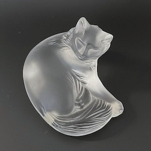 Lalique Cat - Etsy