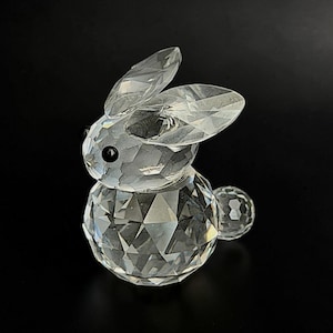 Swarovski Rabbit Crystal Figurines - Etsy