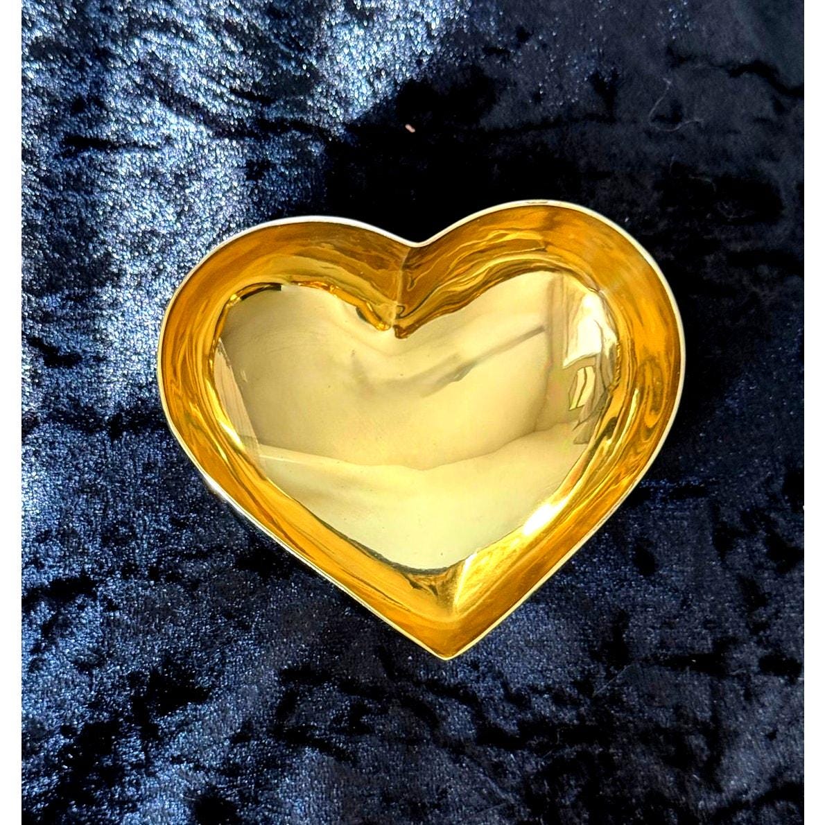 Michael Aram Gold Heart Dish Bowl 4.5
