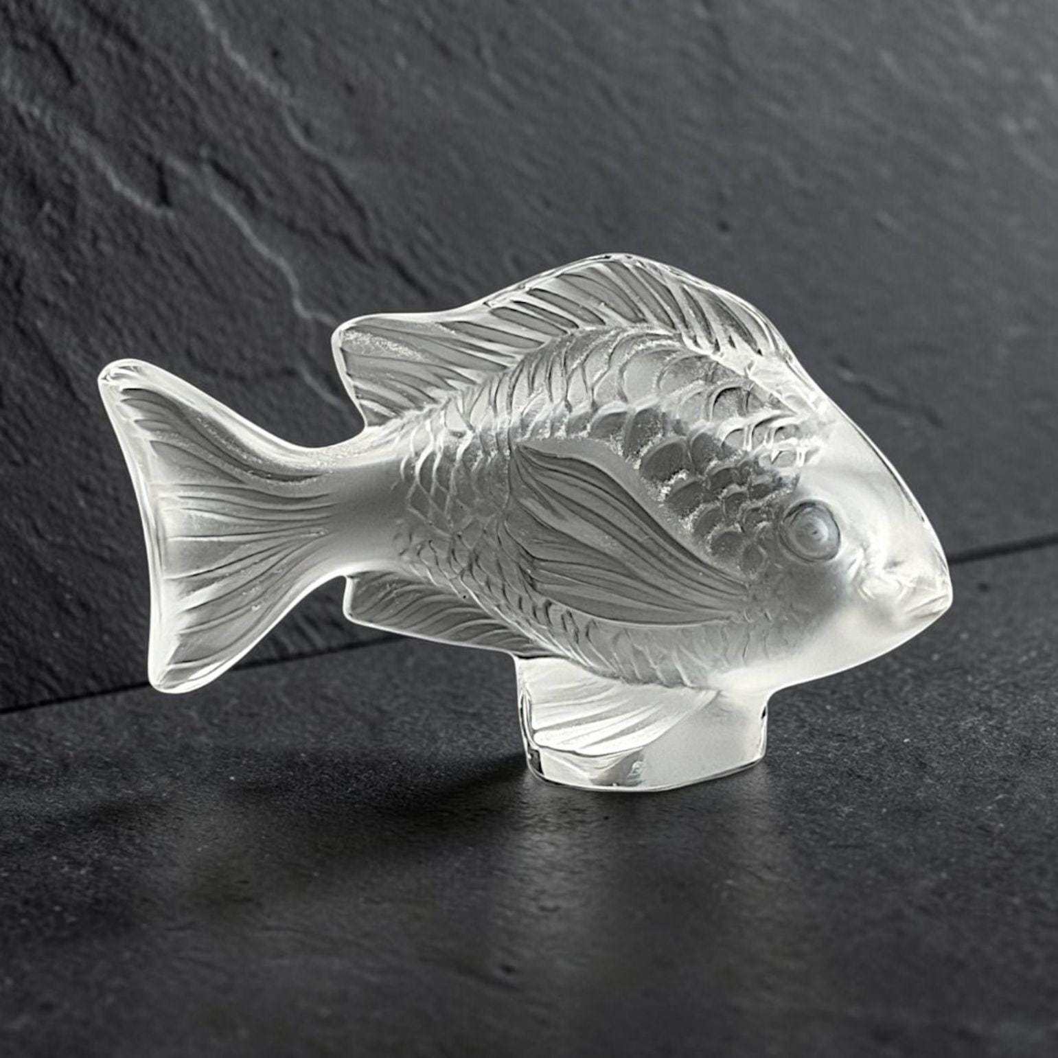 Lalique Glass Fish - Etsy