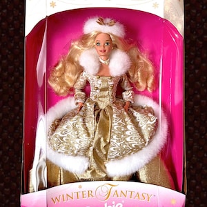 Vintage Barbie 1995 Winter Fantasy Barbie Blonde Special Edition