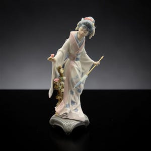 Lladro Figurines Lady With Parasol - Etsy
