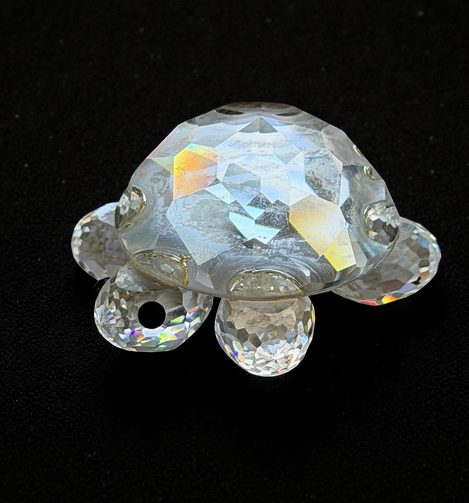 Vintage Swarovski Crystal Mini Turtle Figurine Crystal Memories