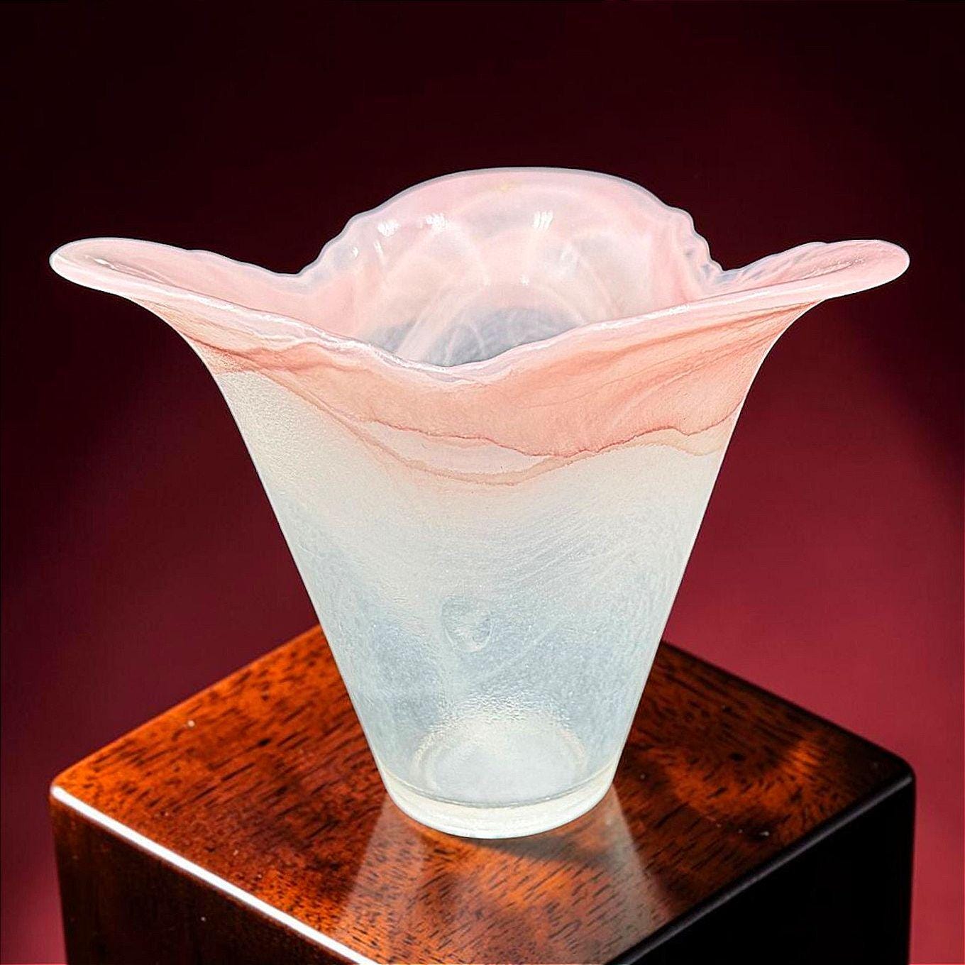 Pink Murano Vase - Etsy