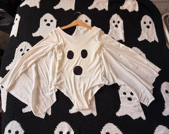 Ghost costume bodysuit   Leo leotard costume Dance
