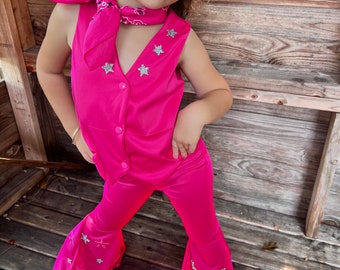 Pink Cowgirl outfit costume