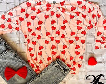 Mommy and Me Valentines Heart Shirt