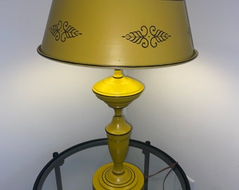 Yellow Table Lamp Etsy