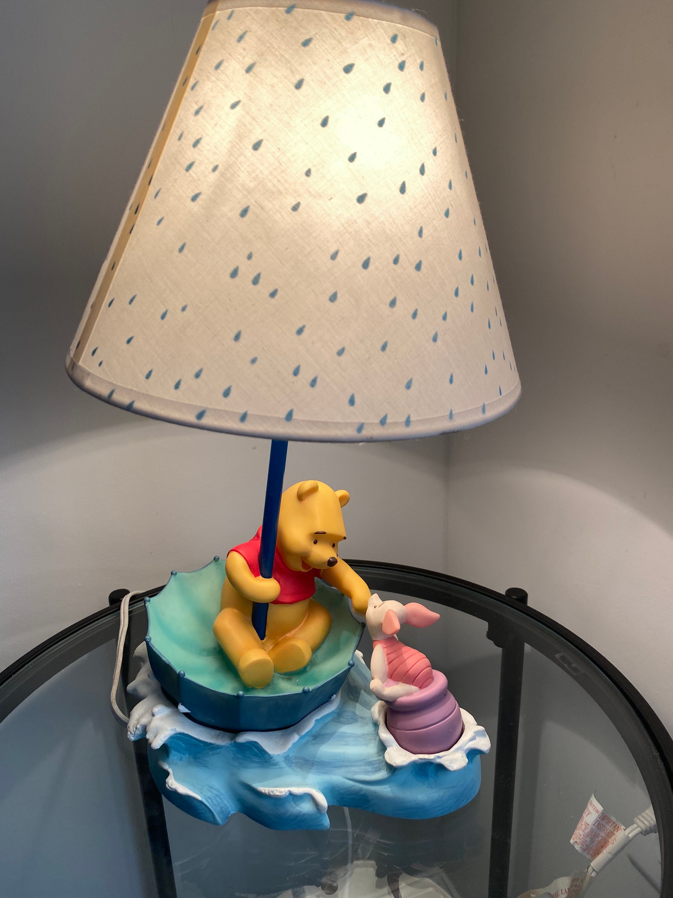 Vintage Winnie the Pooh Lamp Winnie the Pooh and Piglet Etsy