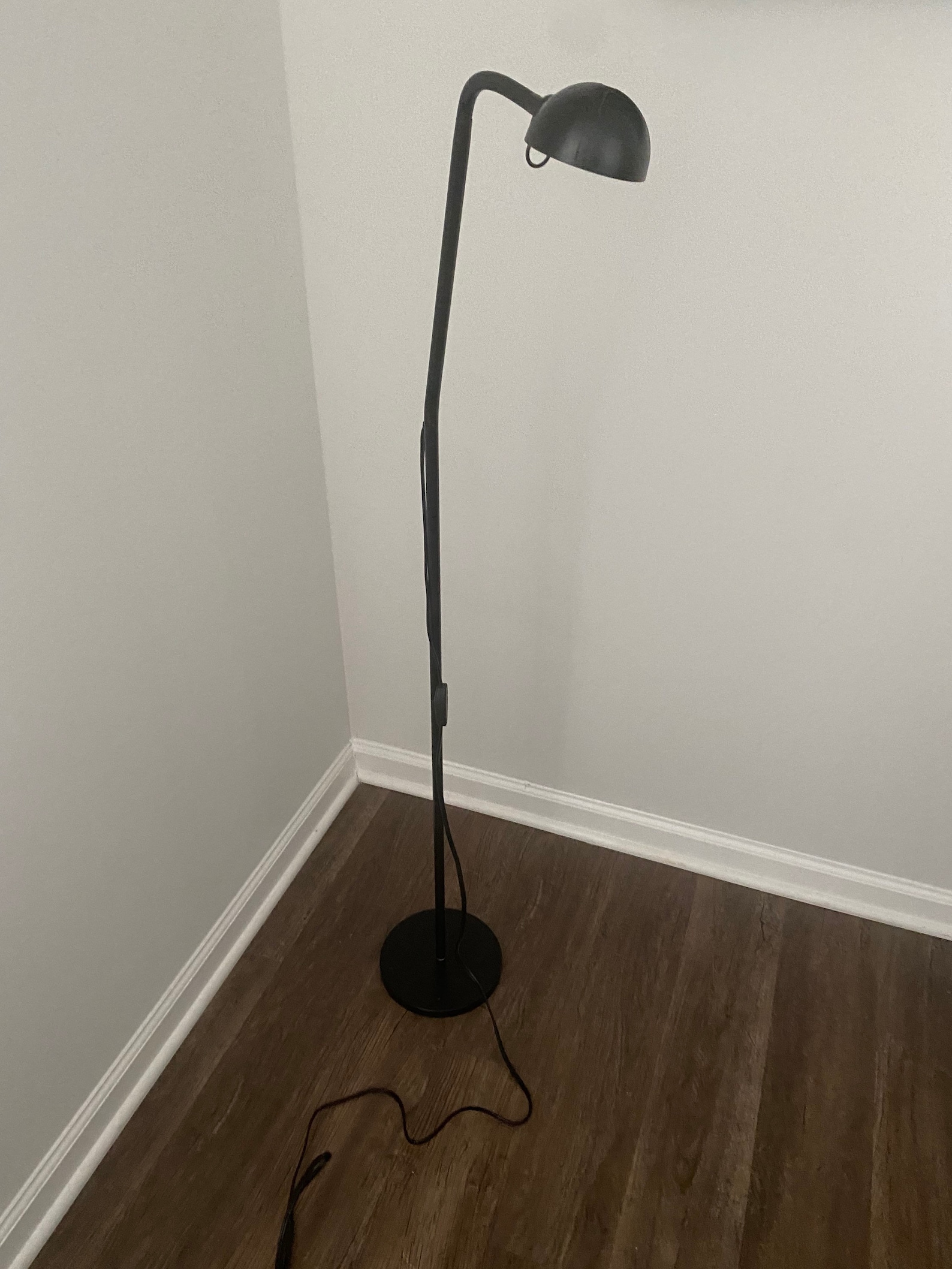 Vintage Halogen IKEA MIL Black Floor Lamp Adjustable Etsy