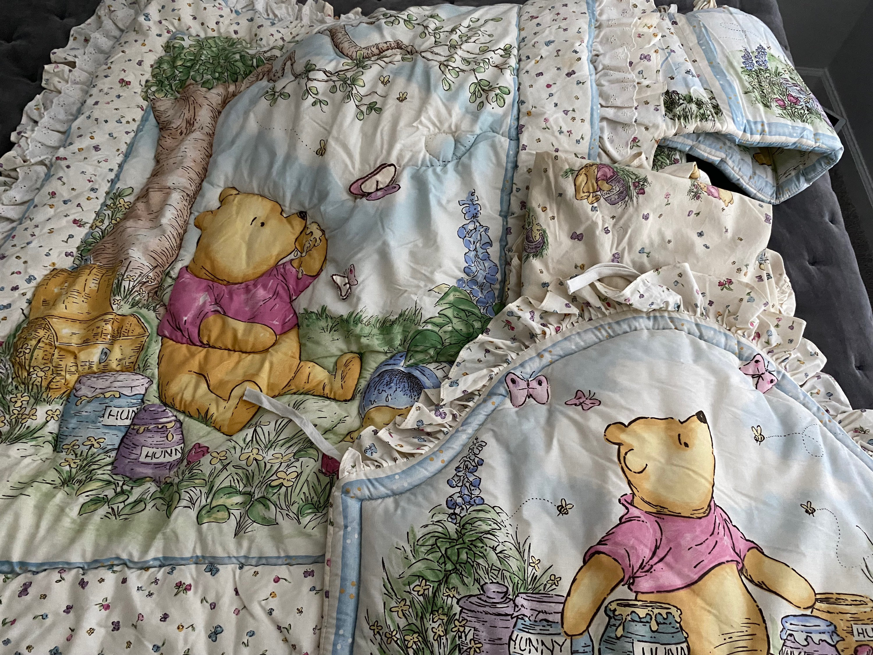 Classic Pooh Crib Bedding Set Classic Pooh Crib Bedding Set