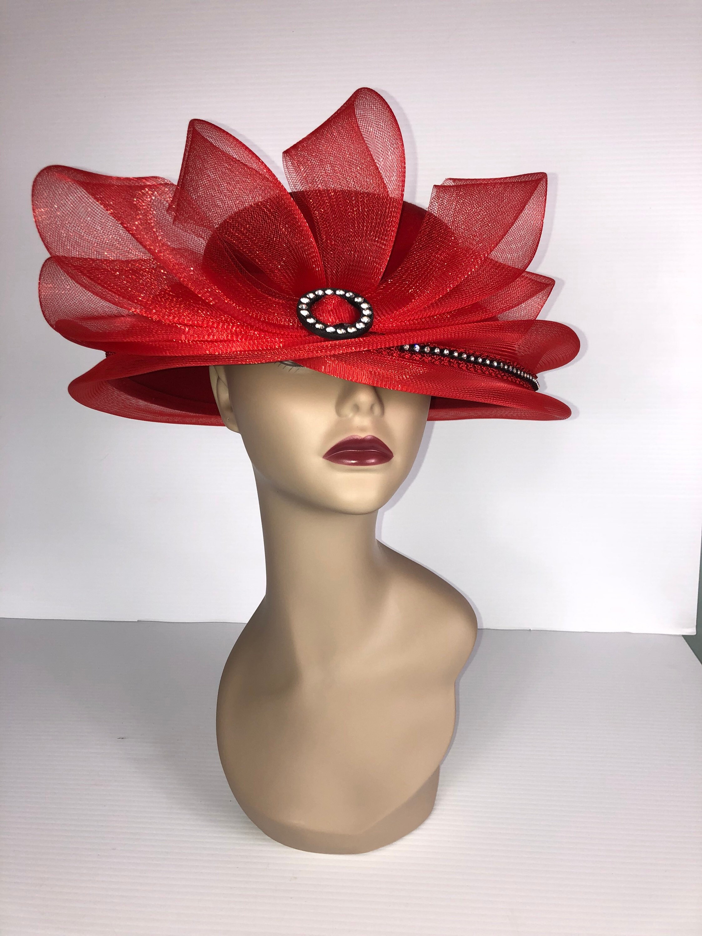 Mr. Hi Classic Church Hat Vintage Wool 3 Dimensional Mesh Etsy