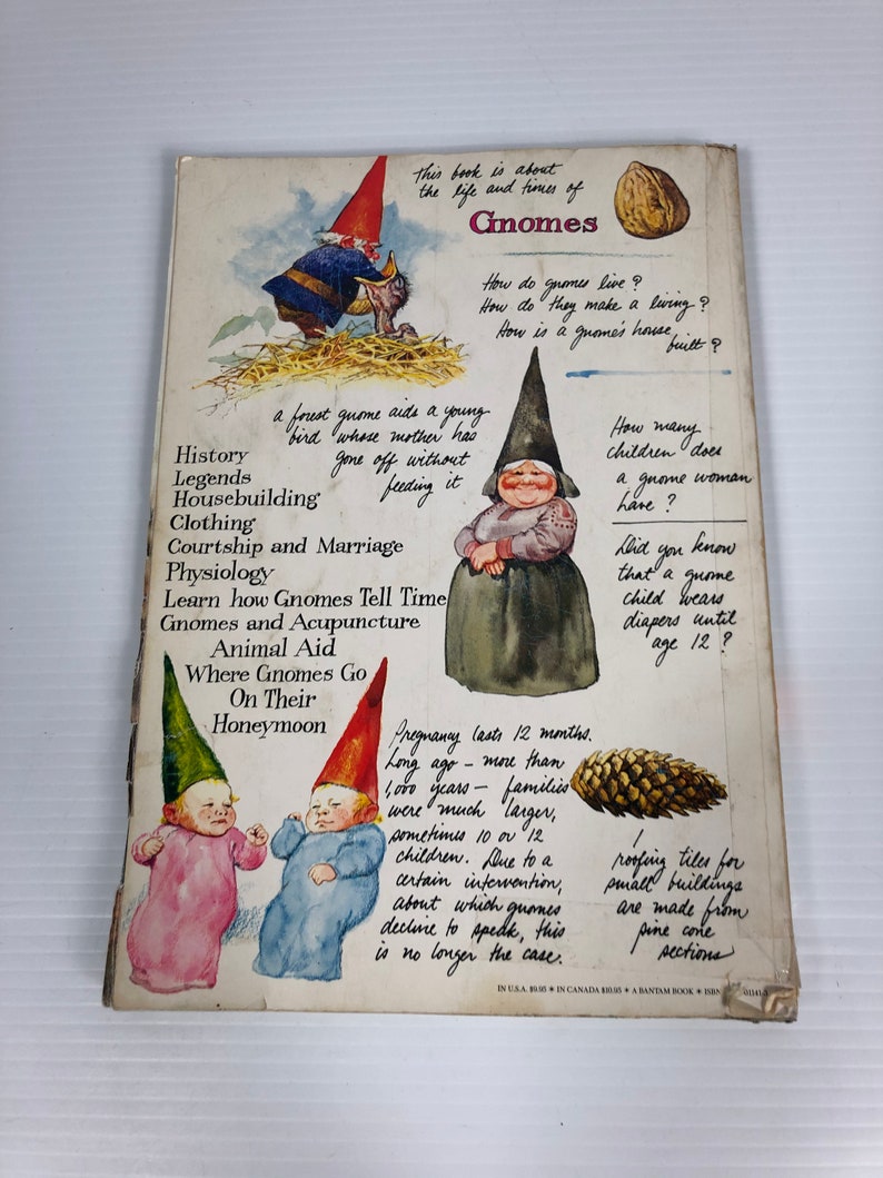 Vintage Gnomes Forest Gnomes Book Etsy