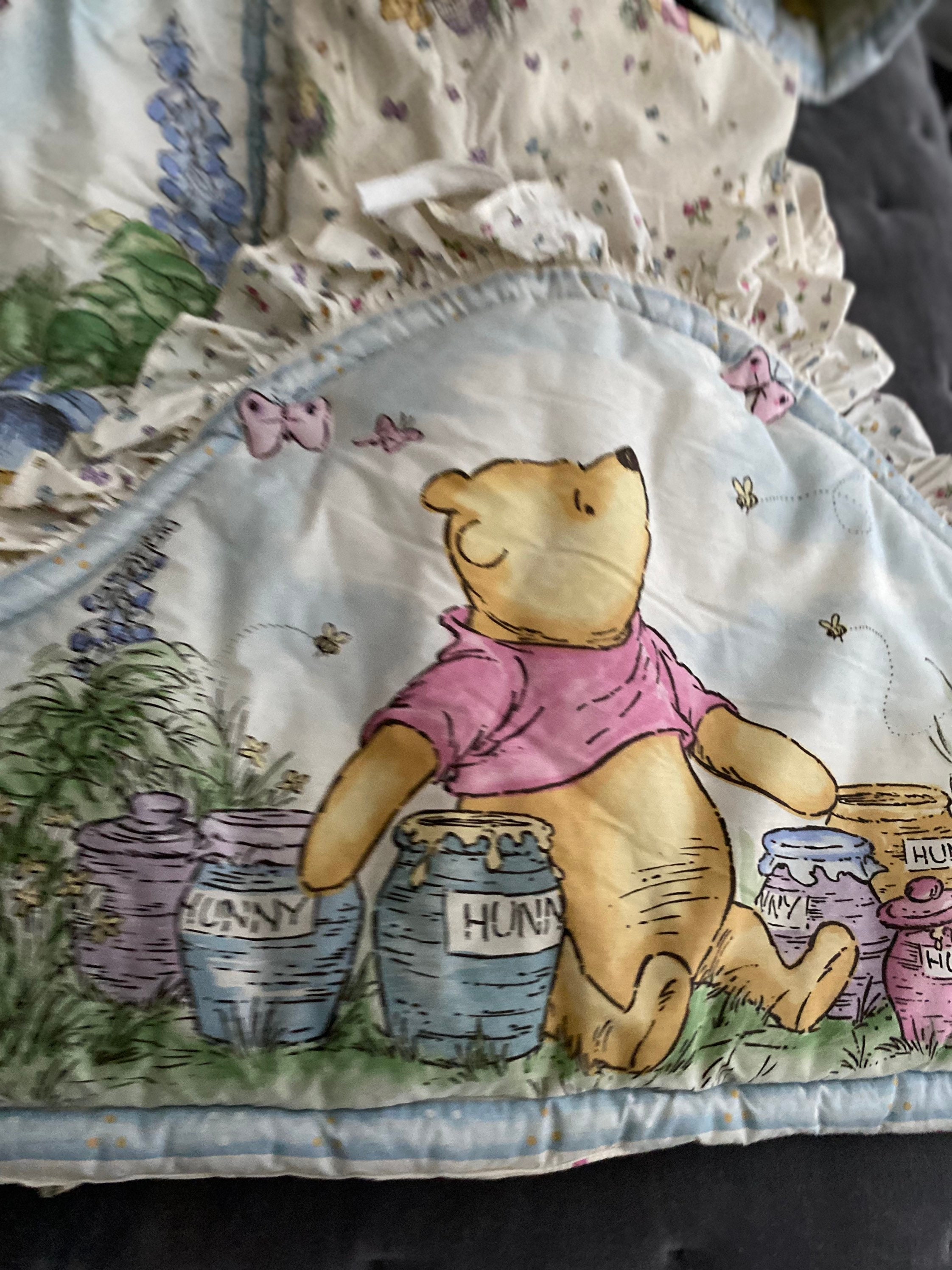 Vintage Winnie the Pooh Baby Crib Bedding Set | Etsy