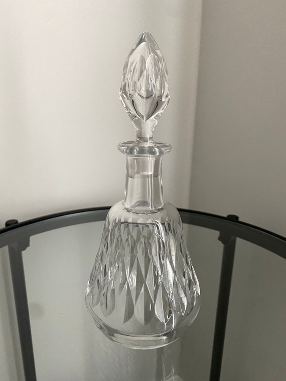 Vintage Baccarat Crystal Decanter With Stopper Faceted Cut Etsy