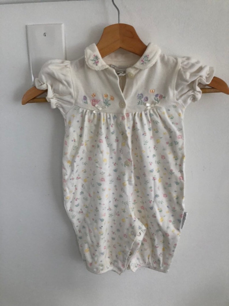 Vintage Baby Girl One Piece by Vitamins