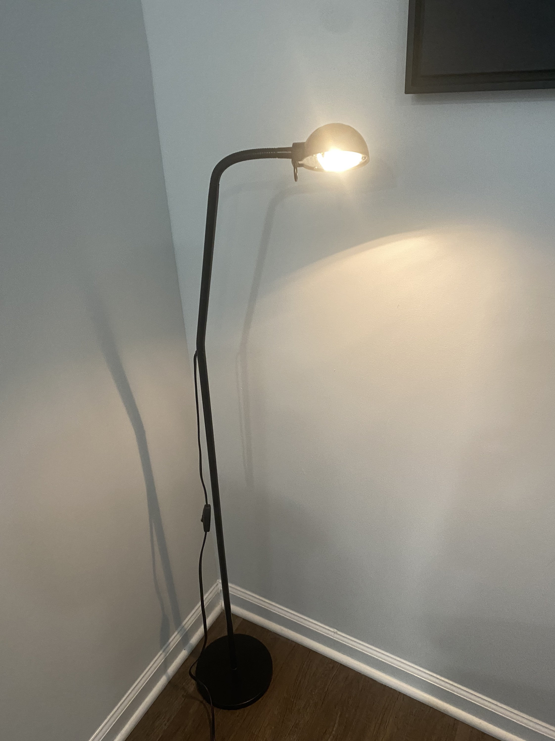 Vintage Halogen IKEA MIL Schwarze Stehlampe verstellbar | Etsy