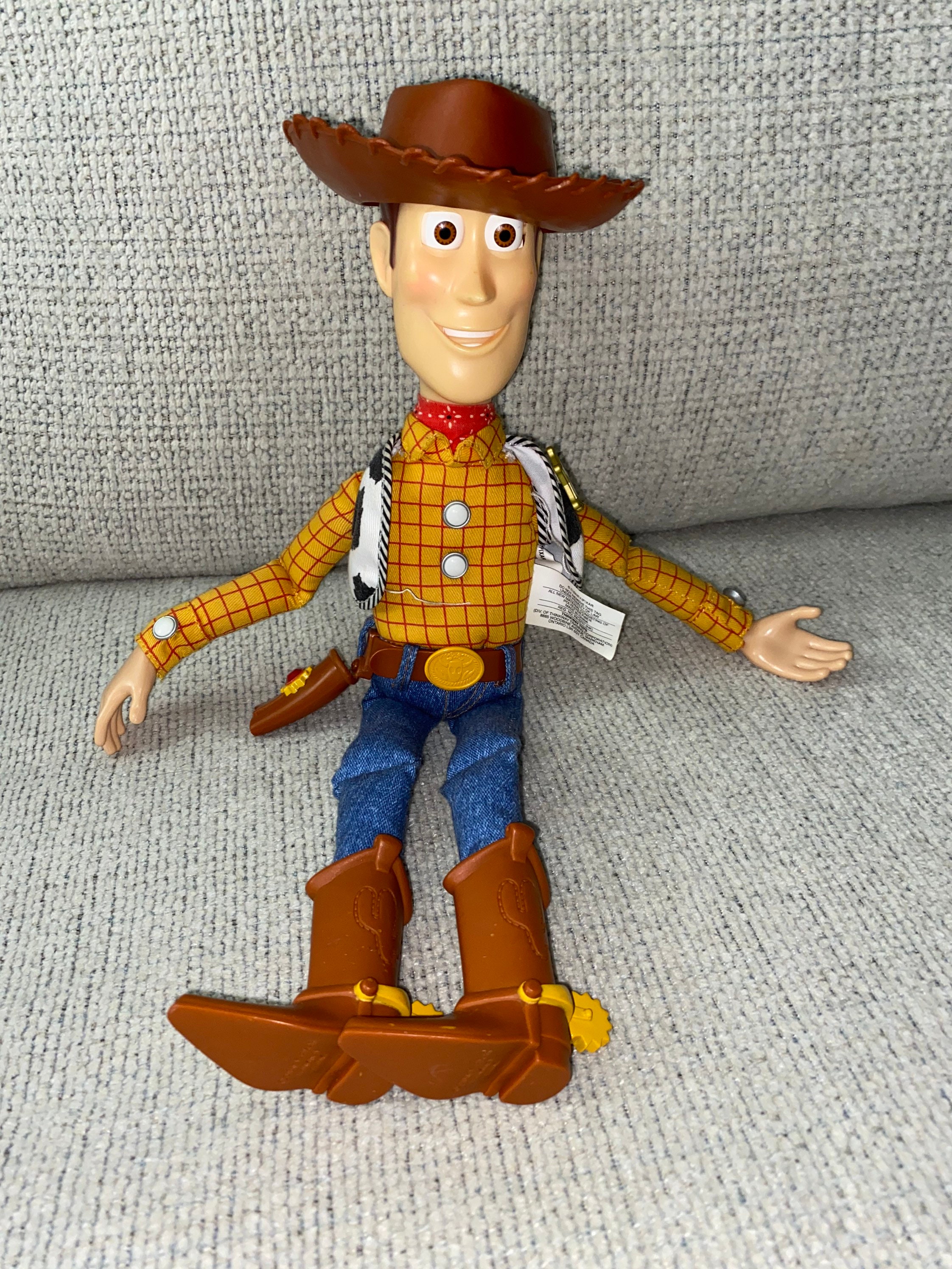 Disney Toy Story 4 Woody Pull String Talking 16 Doll- Bonnie - works!