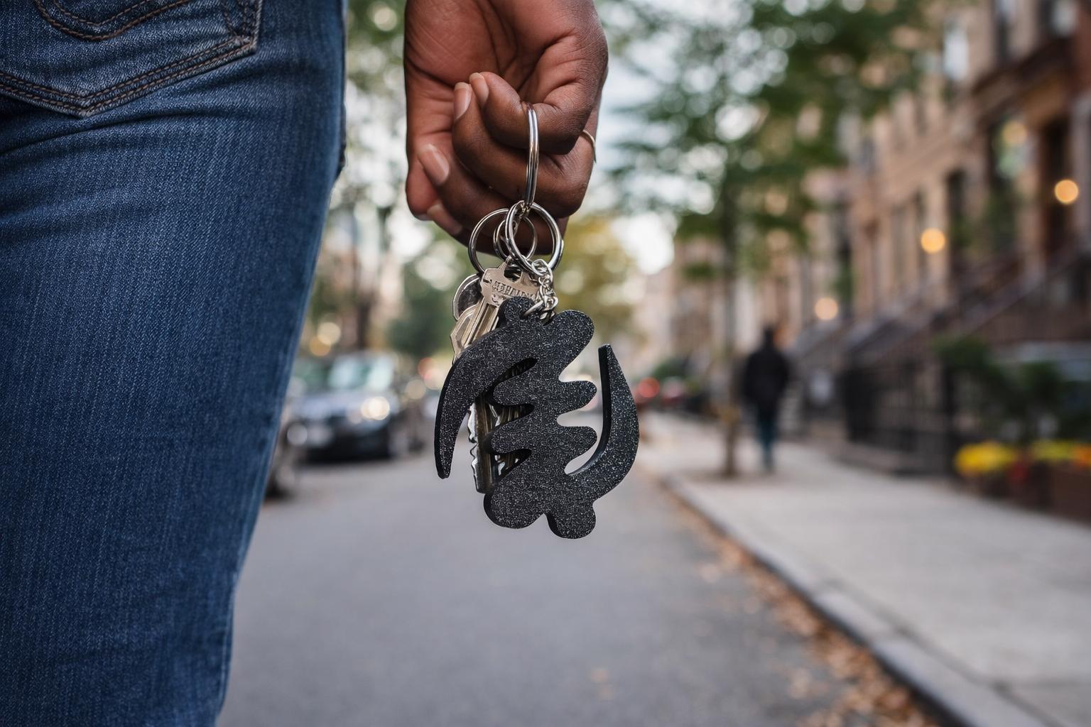 Gye Nyame Keychain: Adinkra African Symbol, Afrocentric Key Ring - Etsy