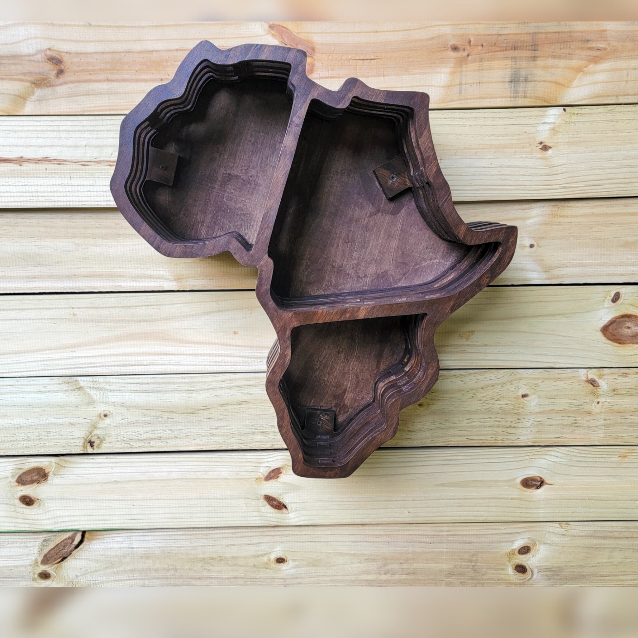 AFRICA BOOKSHELF Africa Bookshelf African Bookshelf Home Etsy