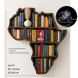 AFRICA BOOKSHELF| Africa| Bookshelf| African Bookshelf| Home Decor| African