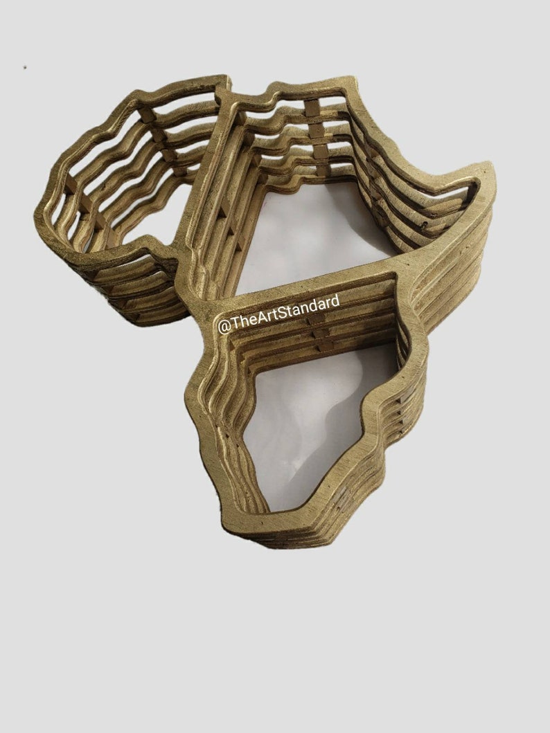 AFRICA BOOKSHELF Africa Bookshelf African Bookshelf Home Etsy