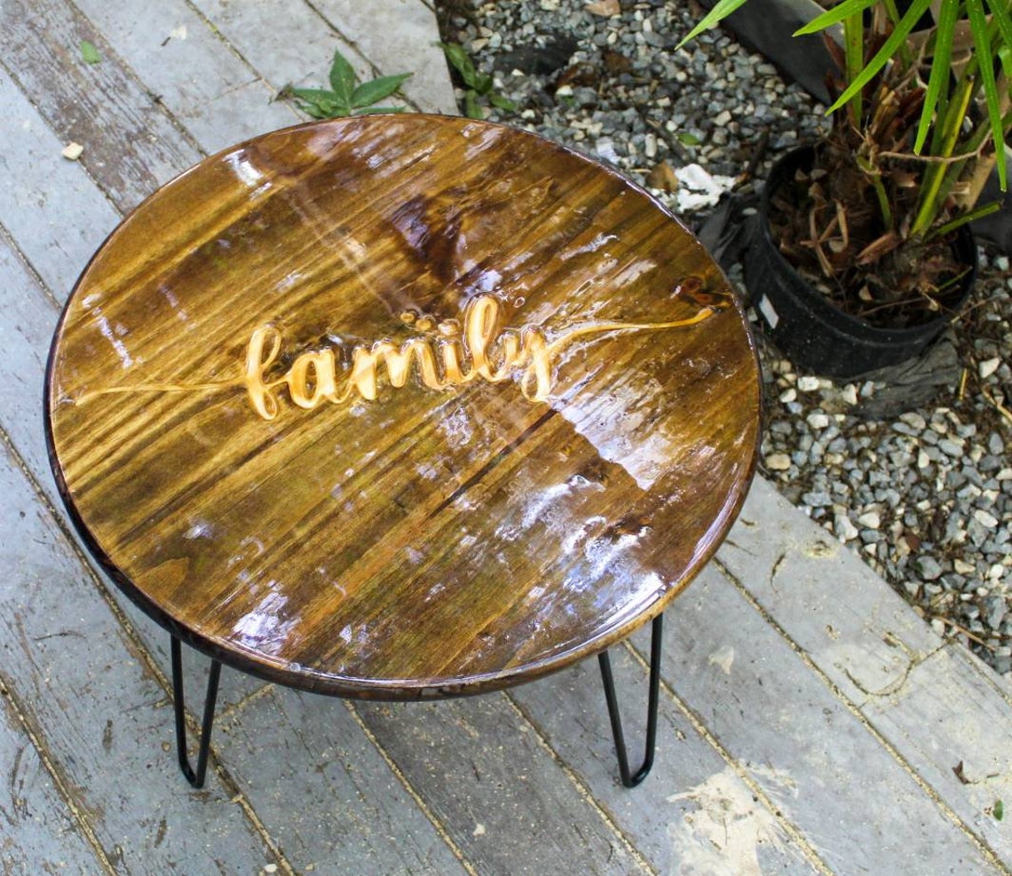 30 Engraved Custom Coffee Table cocktail table custom Etsy