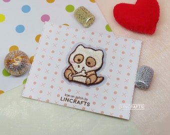 Pokemon Cubone: Iron-on Embroidered Patch, Pin & Keychain 42mm x 40mm