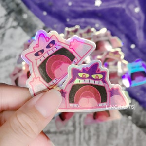 Pokemon Holographic Sticker Pack: Gigantamax Gengar Normal/Shiny