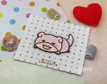 Pokemon Slowpoke: Iron-on Embroidered Patch, Pin & Keychain 37mm x 55mm