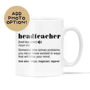 Headteacher Definition Mug, Personalised Mug, Customised Mug, Personalised Gifts, Custom Gifts, Humour Gifts, Funny Gifts