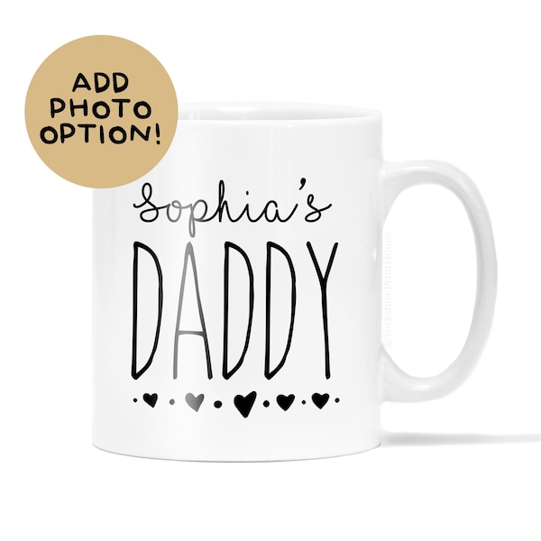 Personalised Daddy Mug, Personalised Mug, Customised Mug, Personalised Gifts, Custom Gifts, Funny Gifts, Gifts For Him, Photo Gifts