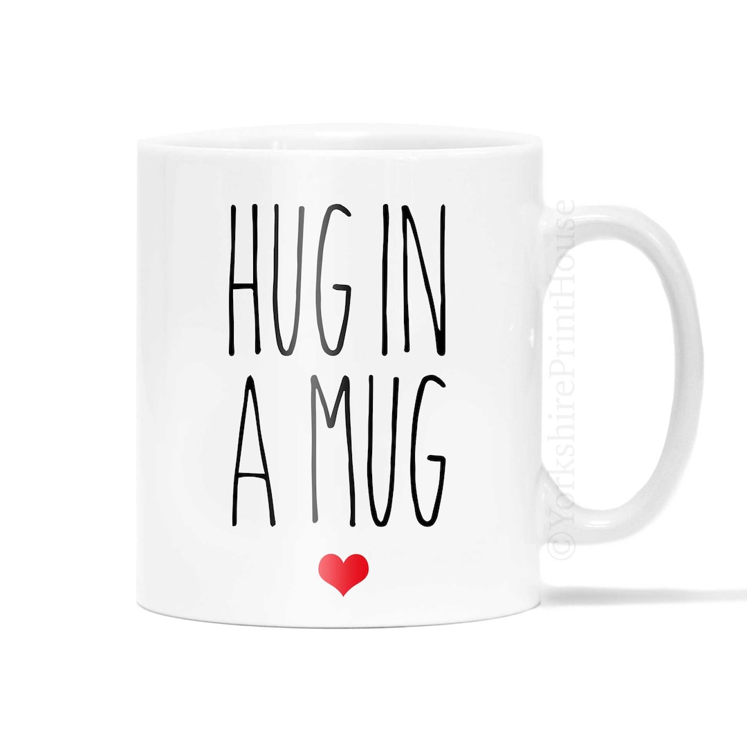 Hug in A Mug Personalised Mug Customised Mug Personalised Etsy UK