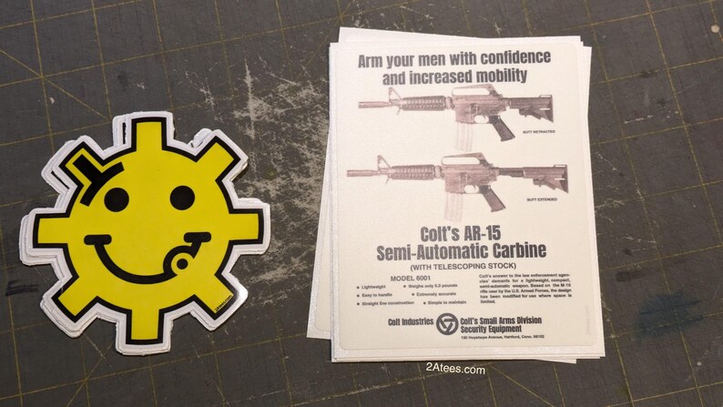 Colt 6001 Retro Advertising Rifle Decal - Etsy