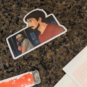 Gary Plauché Ghibli-style sticker