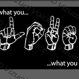 ASL interpreter Do what you Love sticker