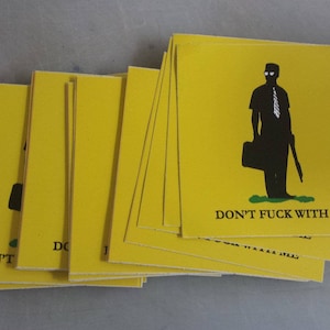 Falling Down inspired decal - Gadsden Flag style
