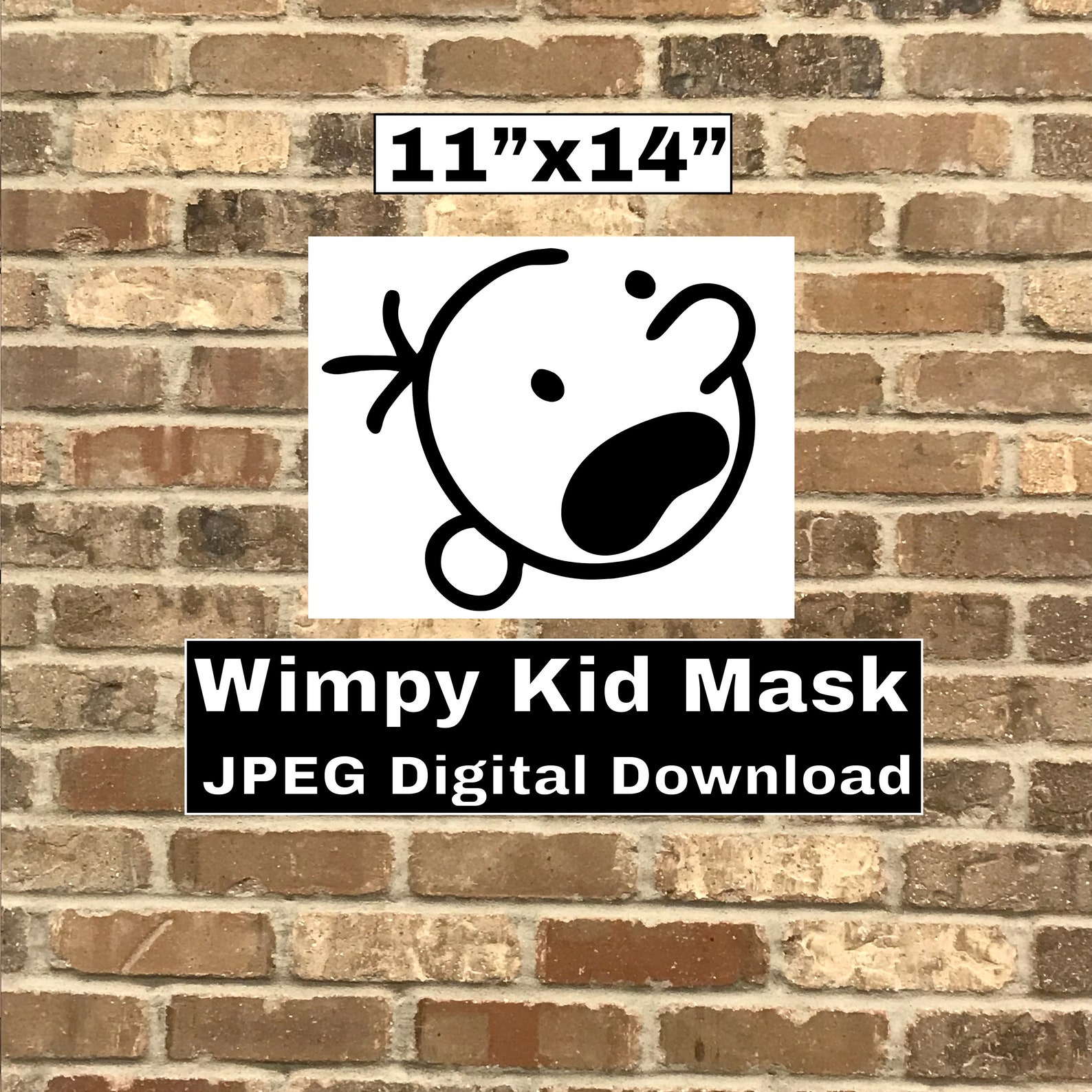 Diary Of A Wimpy Kid Printable Mask