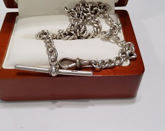 Sterling Silver Hallmarked Fob Chain