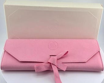 Swarovski roze reissieraden rol luxe sieradendoosje