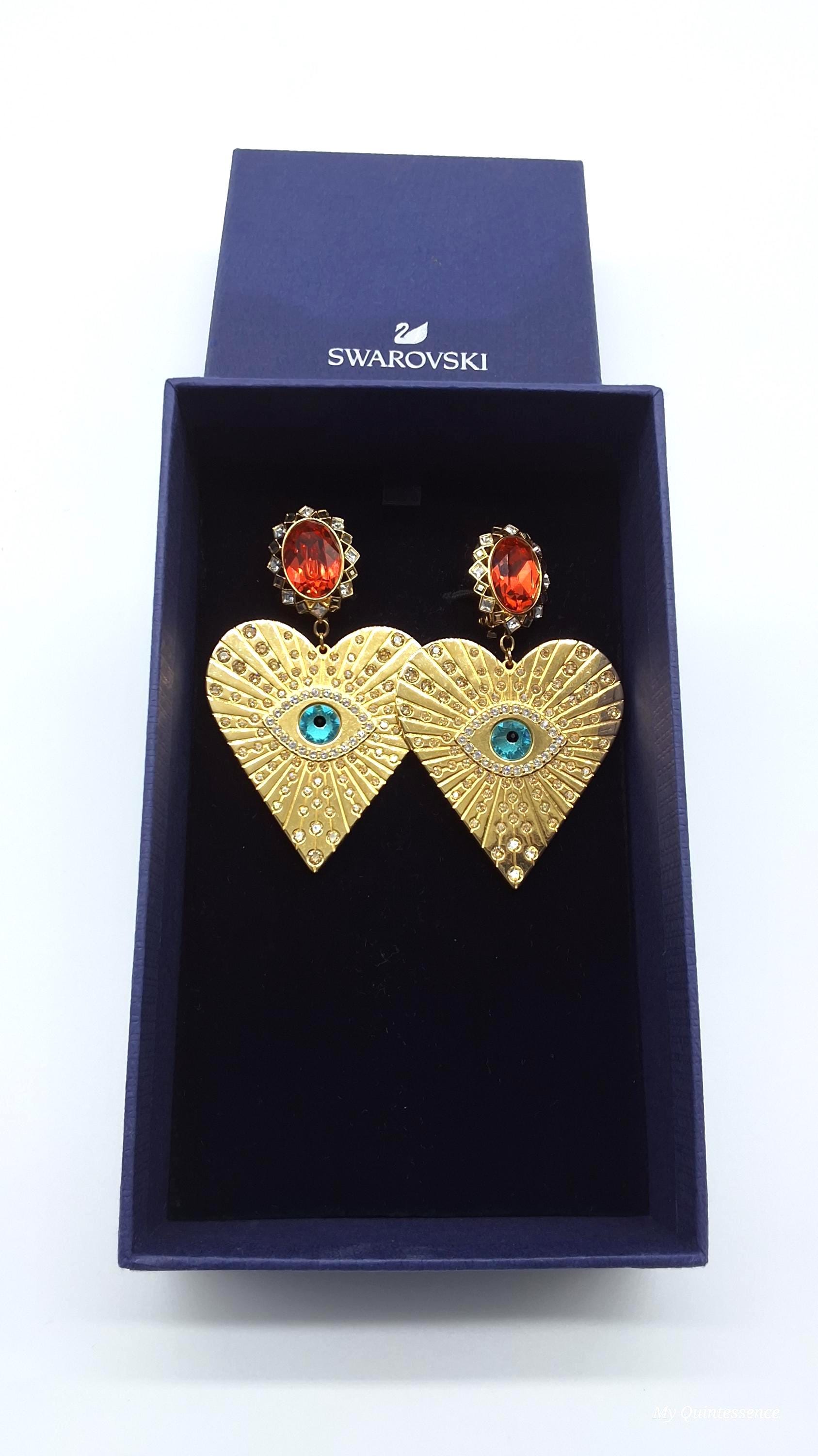 Swarovski Evil Eye Earrings - Etsy