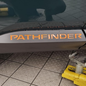 Vinyl Decal Inlays for 2021+ Nissan Pathfinder Plastic Rocker Panels (NOT CHROME!)