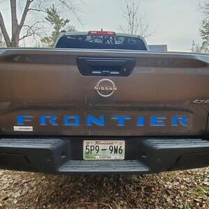 2022+ FRONTIER Tailgate Inlays - Etsy