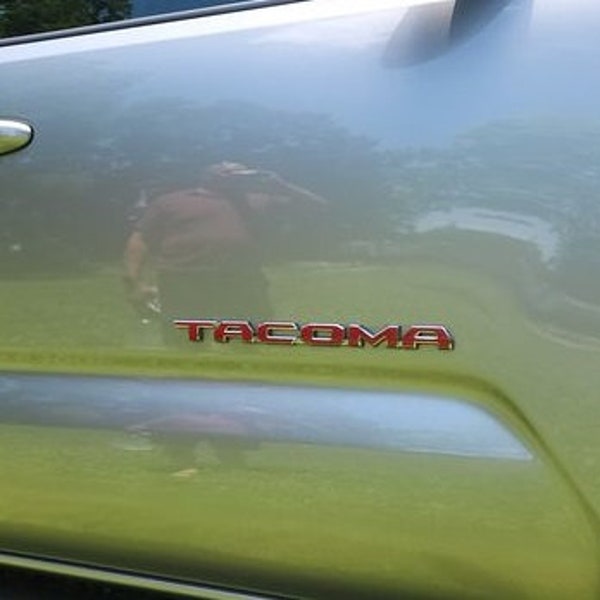 2016+ Toyota Tacoma Door Emblem Overlay Decals