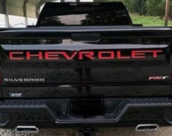 2019+ Chevrolet Silverado Tailgate Inlay Decals