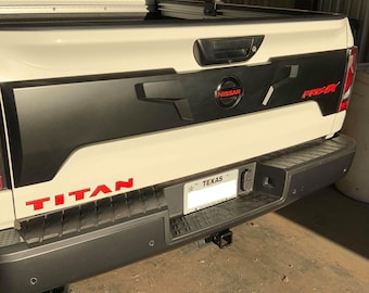 2020-24 Nissan Titan PRO4X Grill & Tailgate Overlay Decals